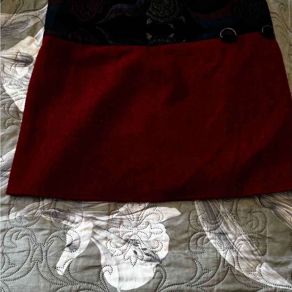 Kali orange and Black Mini Skirt - Picture 6 of 8